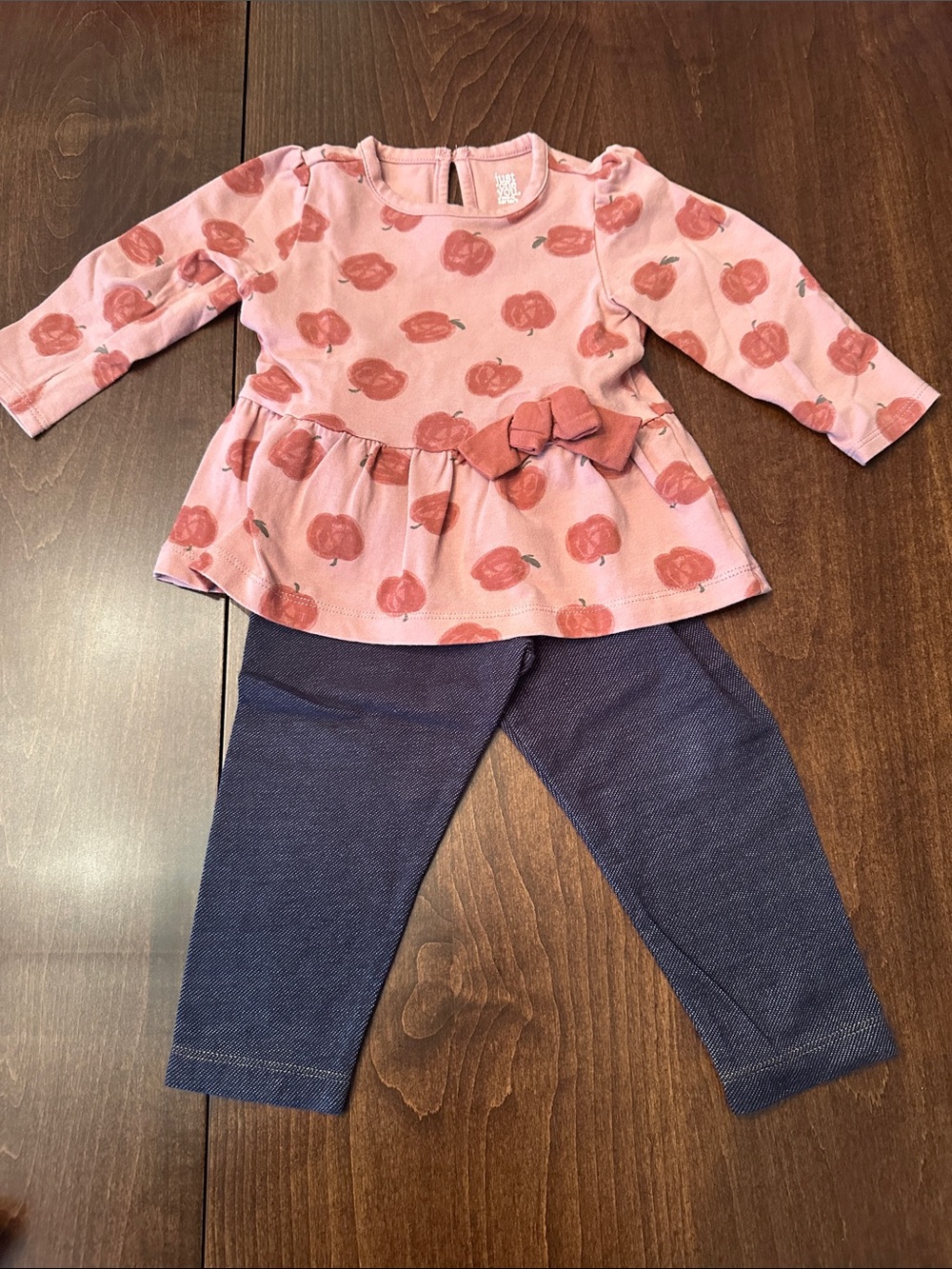 Carter’s Baby Girl Fall Clothes Set - Navy, Pink, Rose - Picture 2 of 10